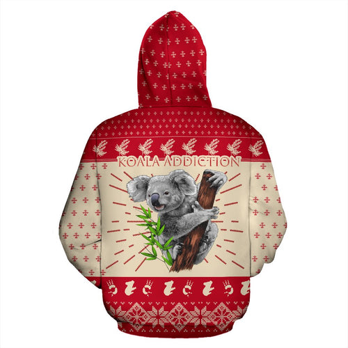 christmas-zip-up-hoodie-koala-hoodie-climbing-tree-unisex
