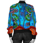 aboriginal-womens-bomber-jacket-aussie-indigenous-patterns-blue