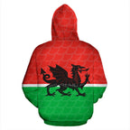 Wales Rugby Dragon Hoodie Version 2