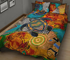 aboriginal-quilt-bed-set-turtle-indigenous-art