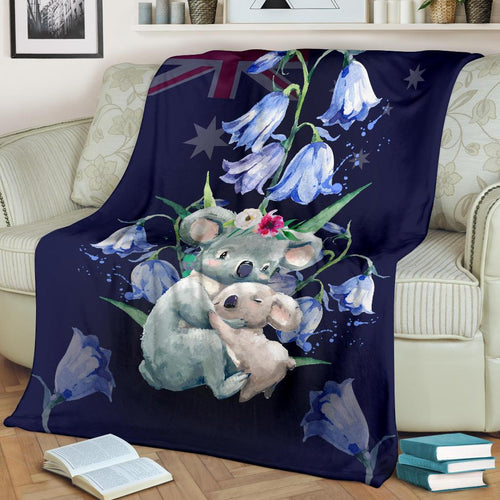 premium-blanket-koala-blanket-royal-bluebell-flower
