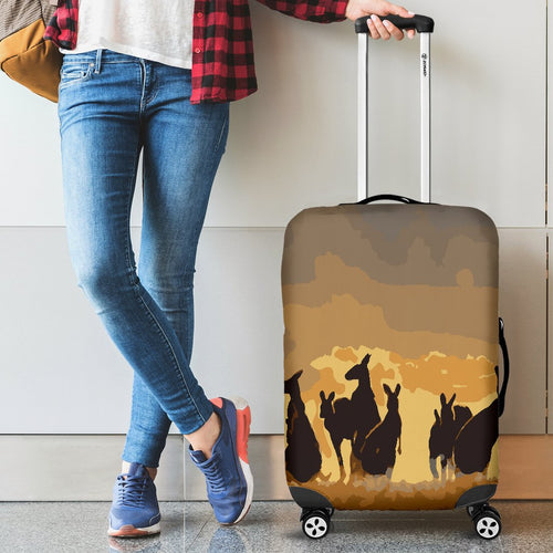 luggage-cover-kangaroo-suitcase-family-sunset-painting-ver02a