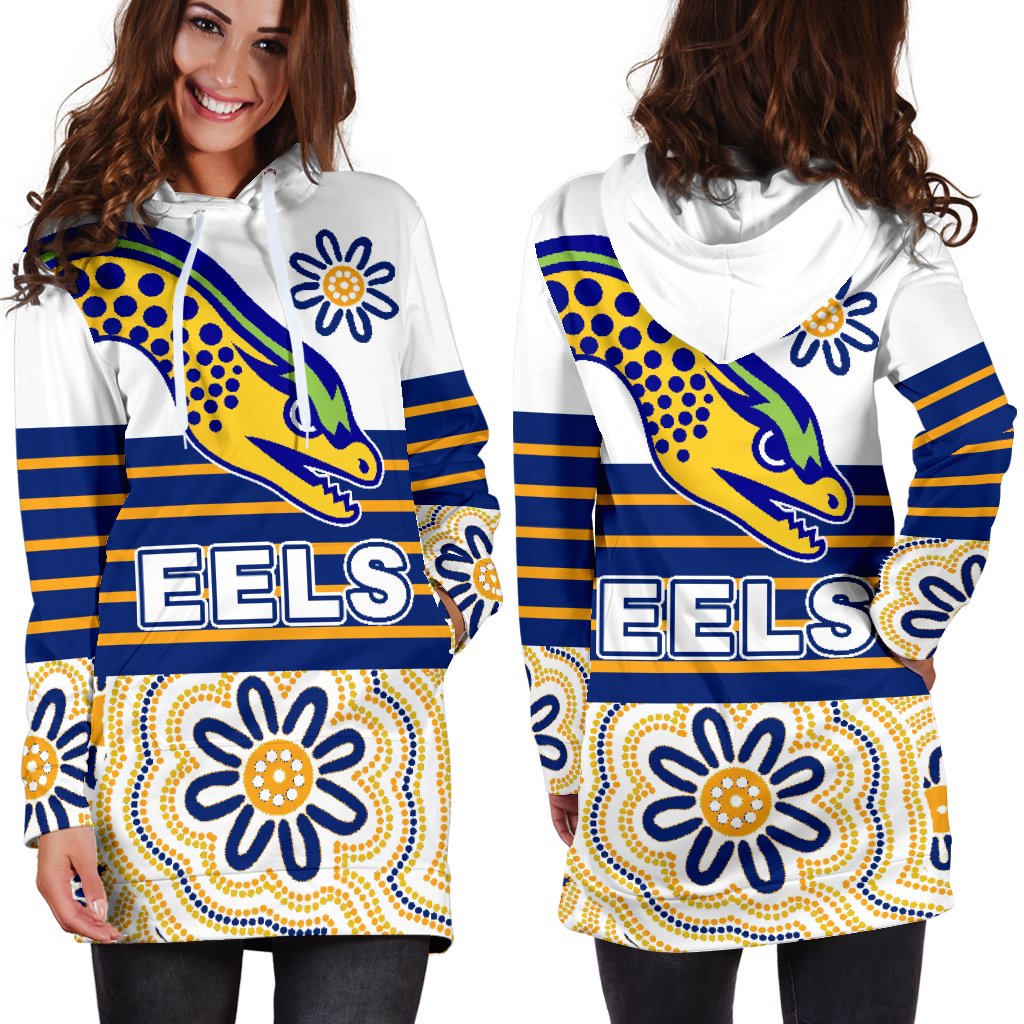 eels-rugby-women-hoodie-dress-indigenous-parramatta-newest-white