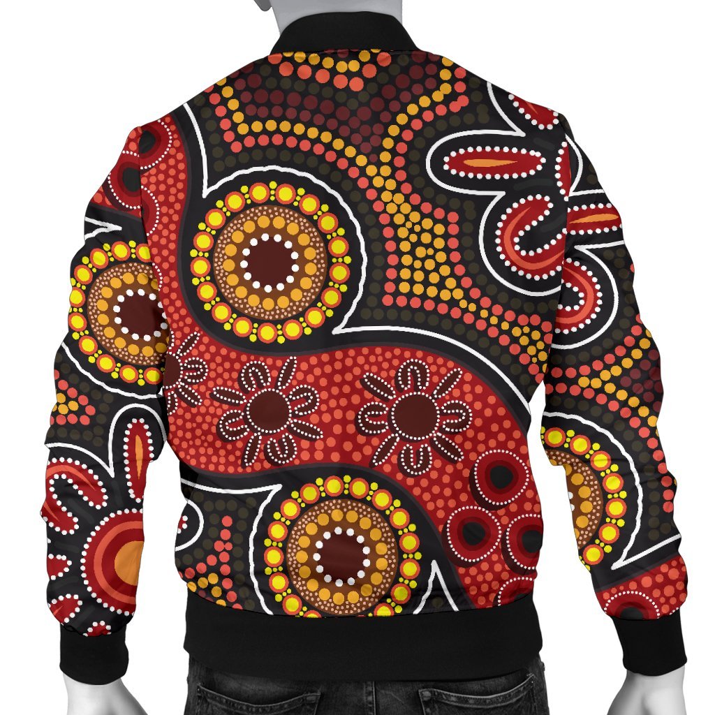 aboriginal-mens-bomber-jacket-indigenous-circle-dot-painting-style-1