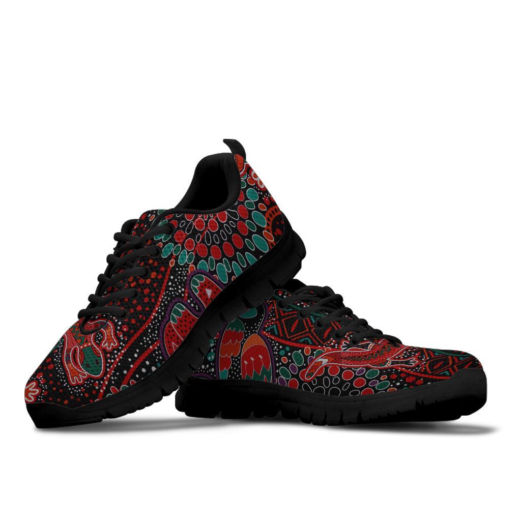 sneakers-aboriginal-animal-dot-acrylic-paint