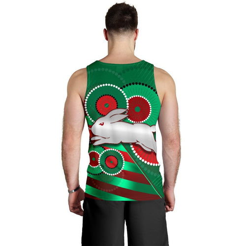 combo-men-tank-top-and-men-short-rabbitohs-indigenous-bravery