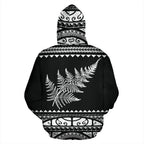 new-zealand-maori-zip-up-hoodie-aotearoa-silver-fern-zipper-hoodie-white