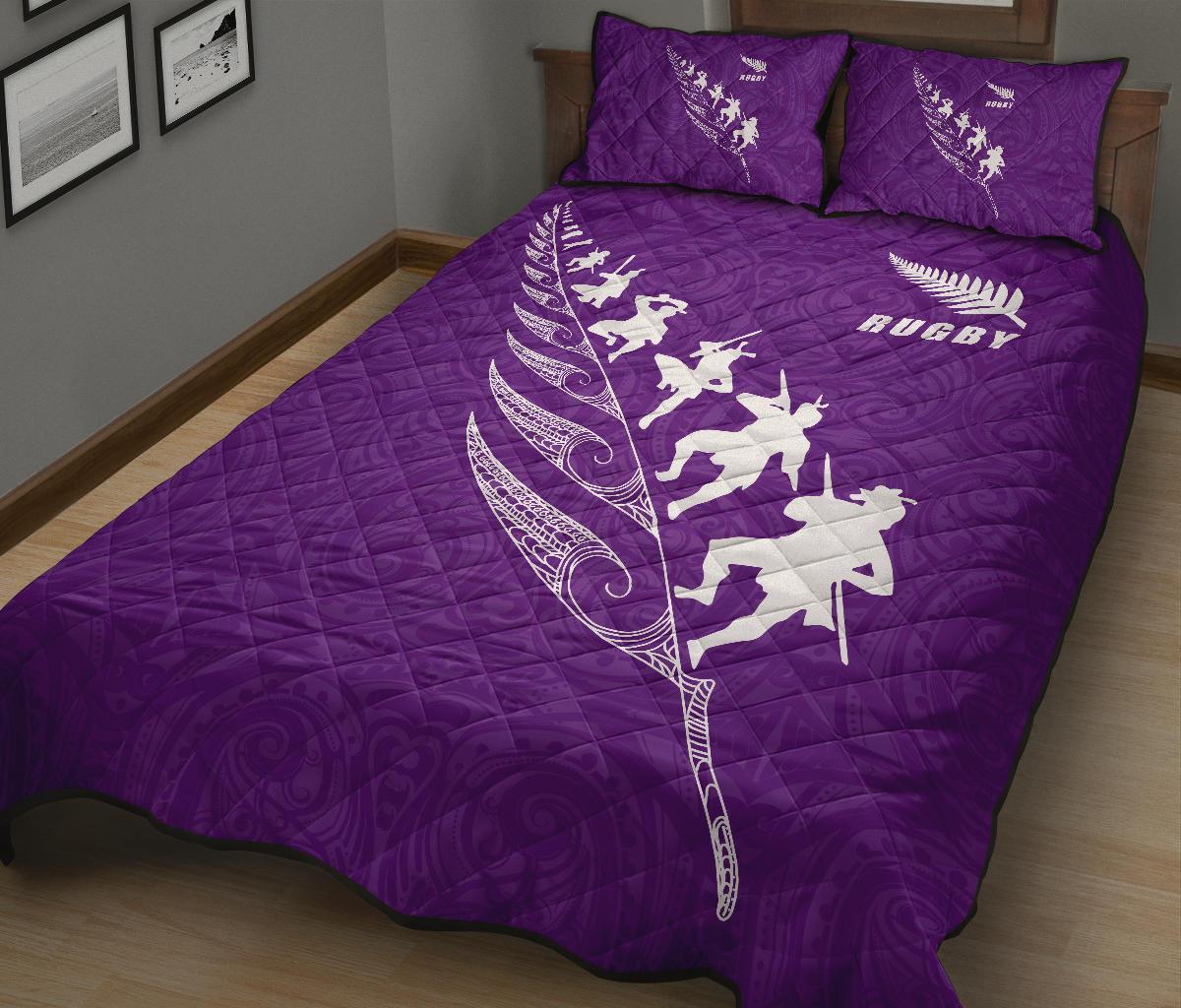 quilt-bed-set-nz-rugby-haka-violet