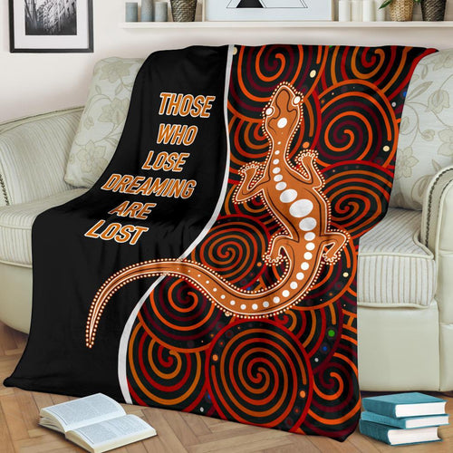 aboriginal-premium-blanket-indigenous-lizard-dreaming