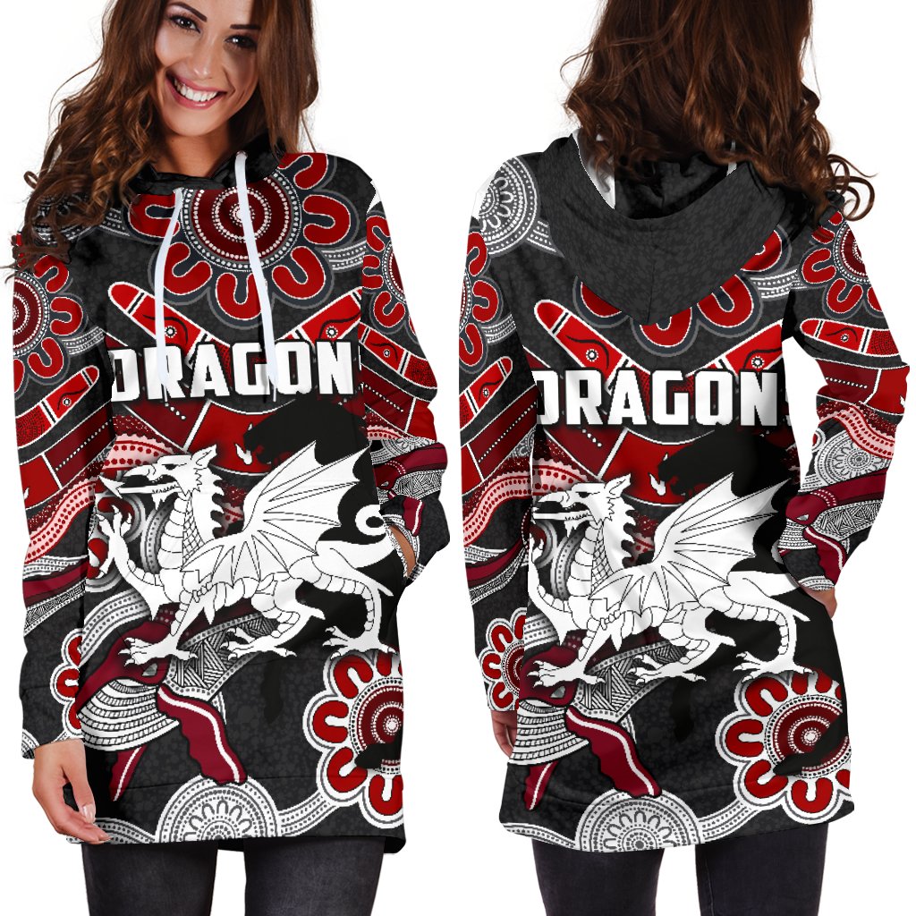 dragons-women-hoodie-dress-st-george-indigenous-black