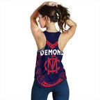 Melbourne Demons Indigenous Women Racerback Tank Football - Vibe Hoodie