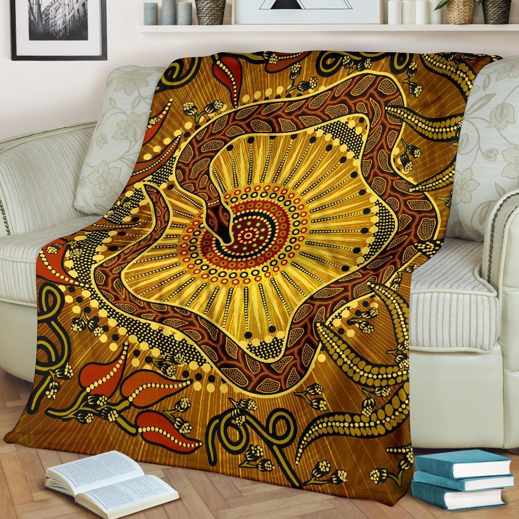 premium-blanket-australian-aboriginal-snake-rainbow-serpent