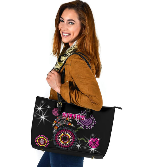 sydney-large-leather-tote-sixers-indigenous-black