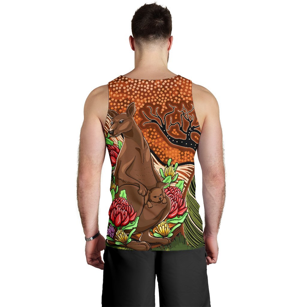 aboriginal-mens-tank-top-kangaroo-with-indigenous-tree