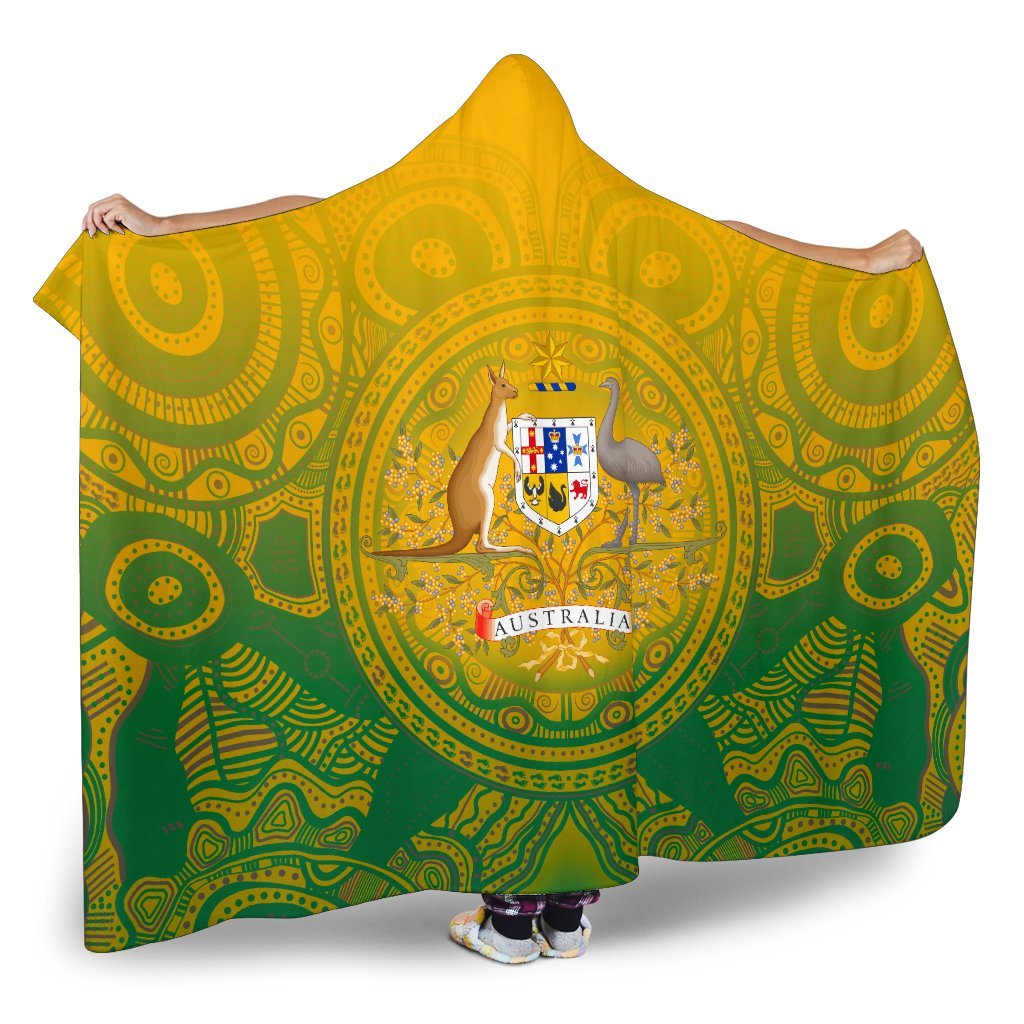 aboriginal-hooded-blanket-australia-rugby-and-coat-of-arms-ver01
