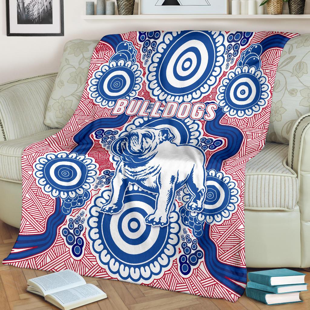western-premium-blanket-bulldogs-simple-indigenous