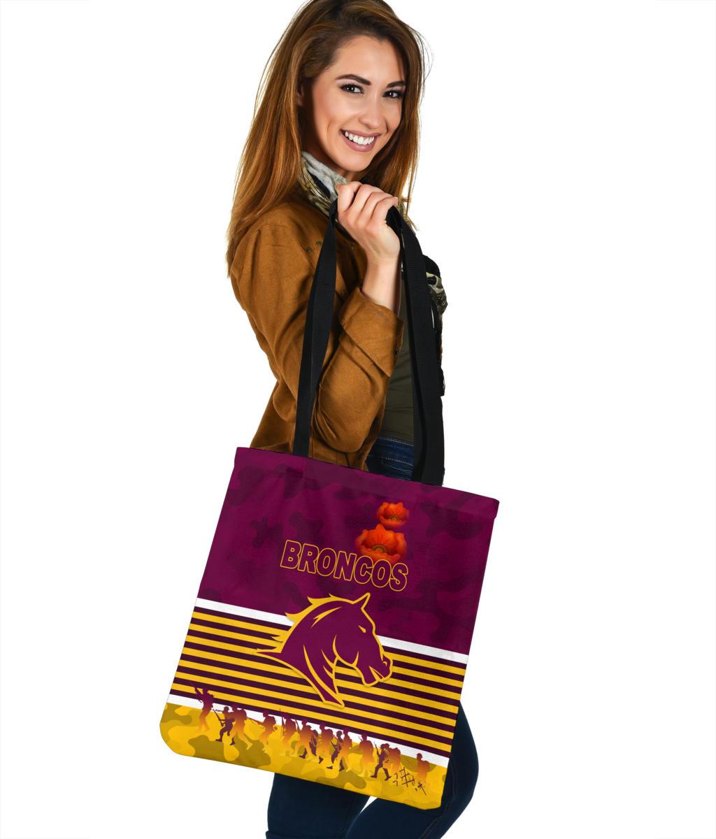 brisbane-broncos-tote-bag-anzac-day-simple-style-maroon