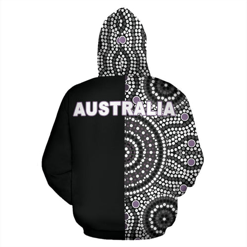 aboriginal-zip-up-hoodie-kangaroo-patterns-circle-dot-painting-ver01