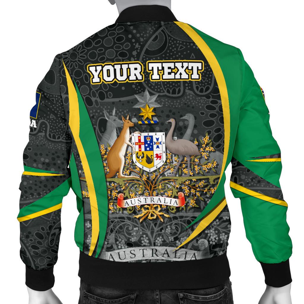 custom-text-bomber-jacket-australia-coat-of-arms-aussie-spirit-green-men
