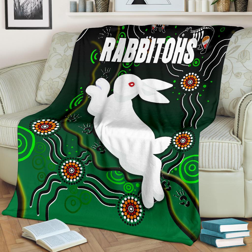 rabbitohs-premium-blanket-simple-indigenous