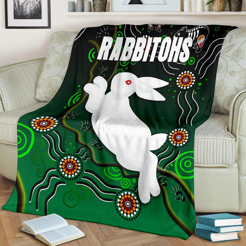 rabbitohs-premium-blanket-simple-indigenous