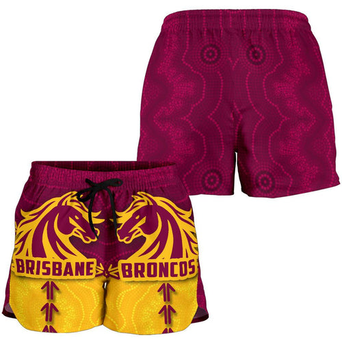 Broncos Women Shorts Brisbane Aboriginal - Vibe Hoodie