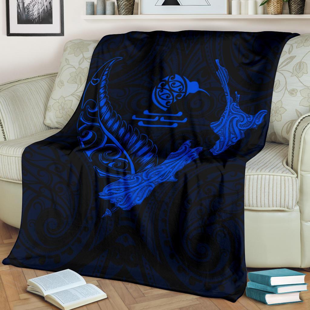 new-zealand-heart-premium-blanket-map-kiwi-mix-silver-fern-blue
