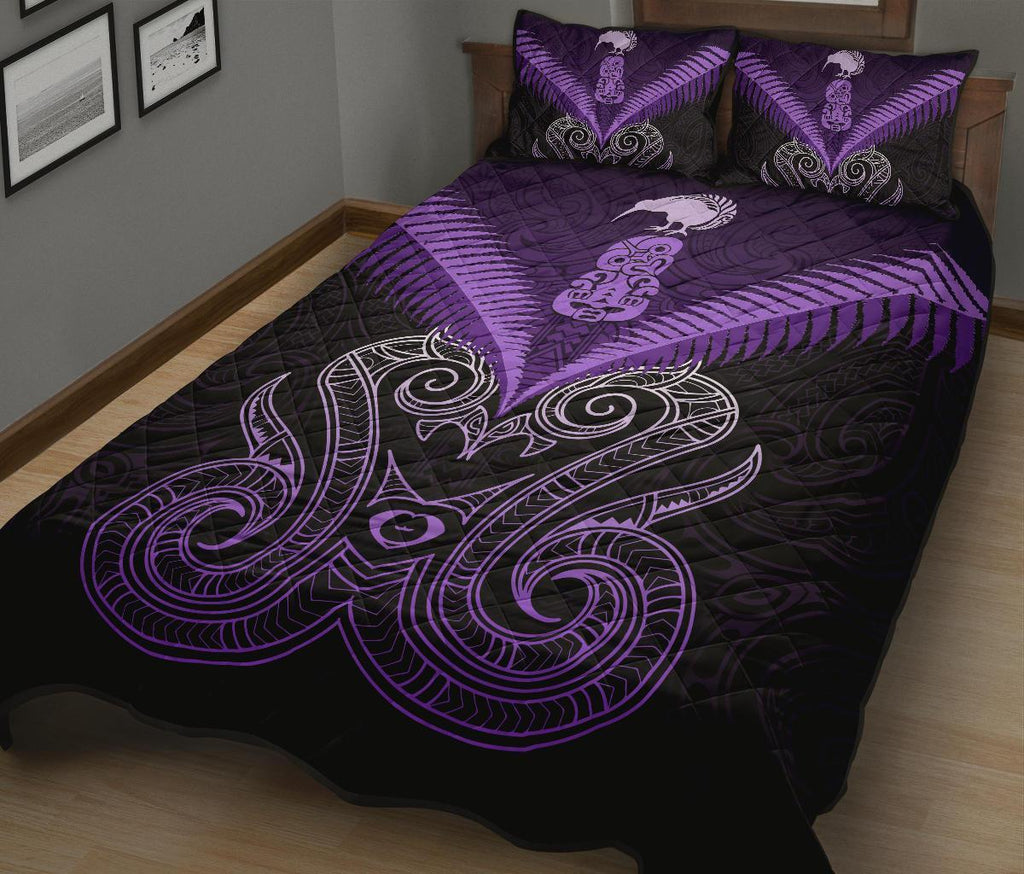 maori-manaia-new-zealand-quilt-bed-set-purple