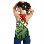 Raiders Women's Racerback Tank Canberra Anzac Day - Vibe Hoodie