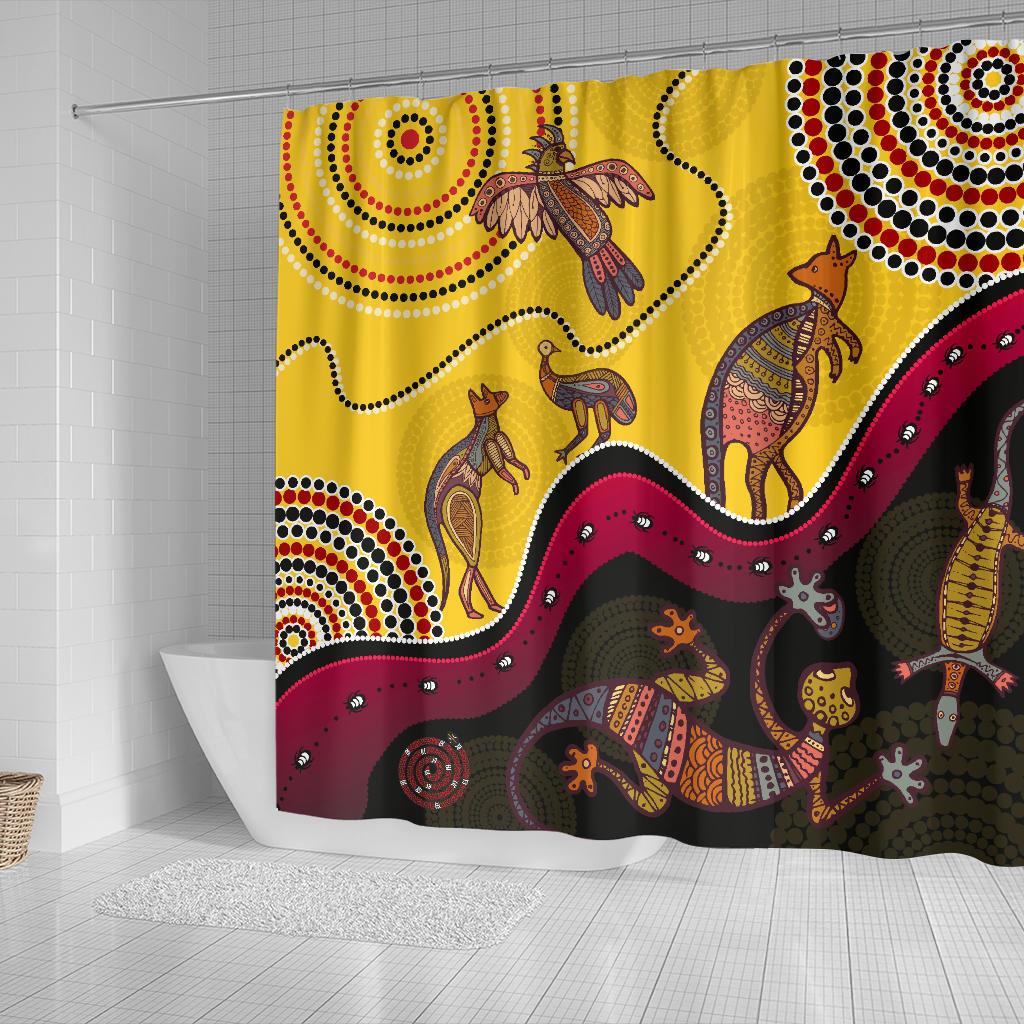 aboriginal-shower-curtain-indigenous-animals-life-art