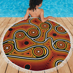 aboriginal-beach-blanket-indigenous-circle-dot-painting-ver01