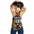 (Custom Personalised) Tigers Women's Racerback Tank Wests Tiger Skin Style - Vibe Hoodie