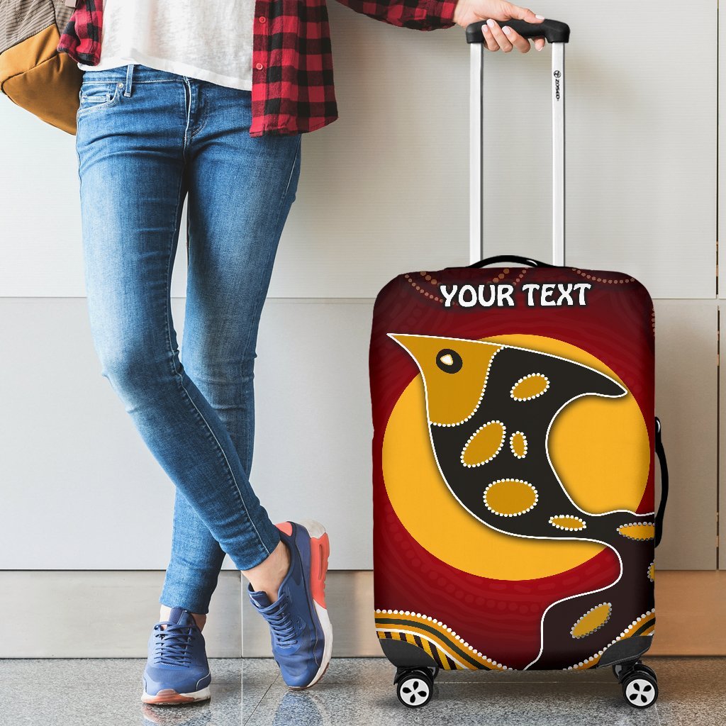 personalised-luggage-cover-aboriginal-dot-patterns-fish
