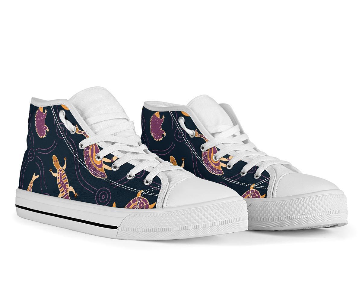 high-top-shoes-indigenous-animals-patterns