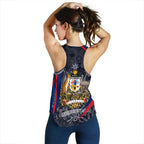 Racerback Tank - Australia Coat of Arms Tank Top Aussie Spirit - Women - Vibe Hoodie