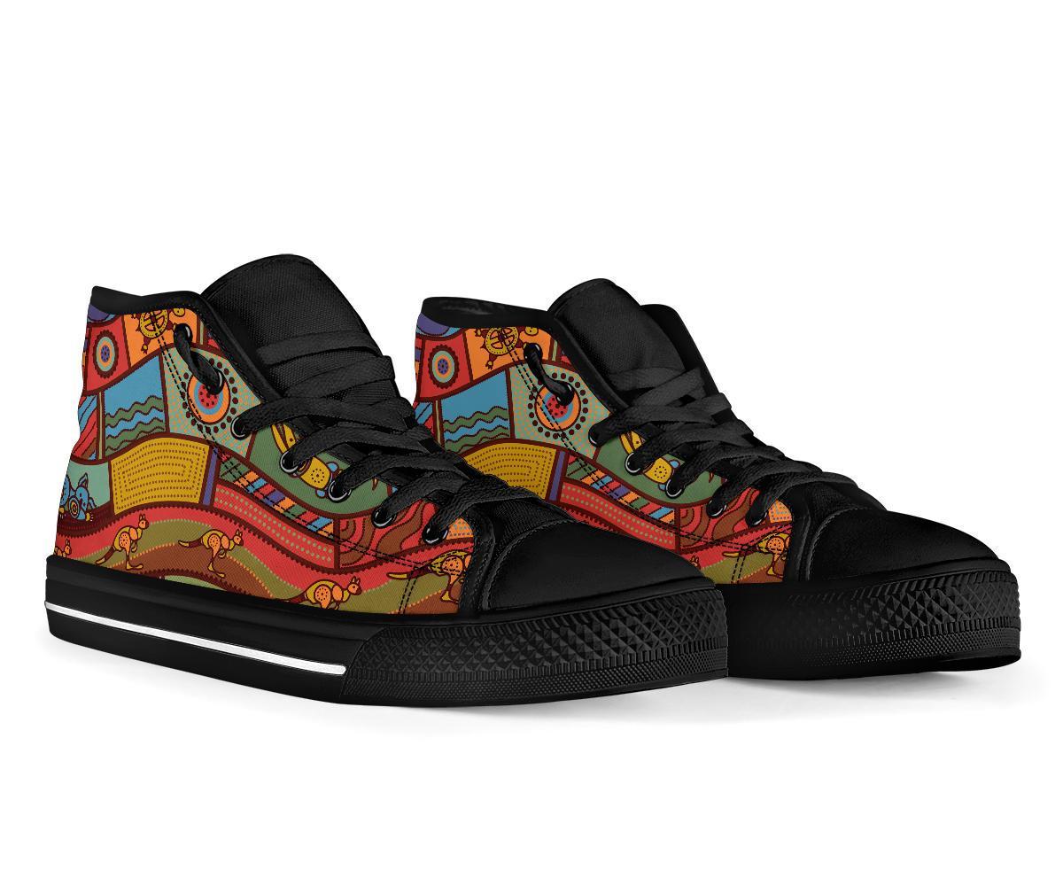 high-top-shoe-aboriginal-art-with-animals