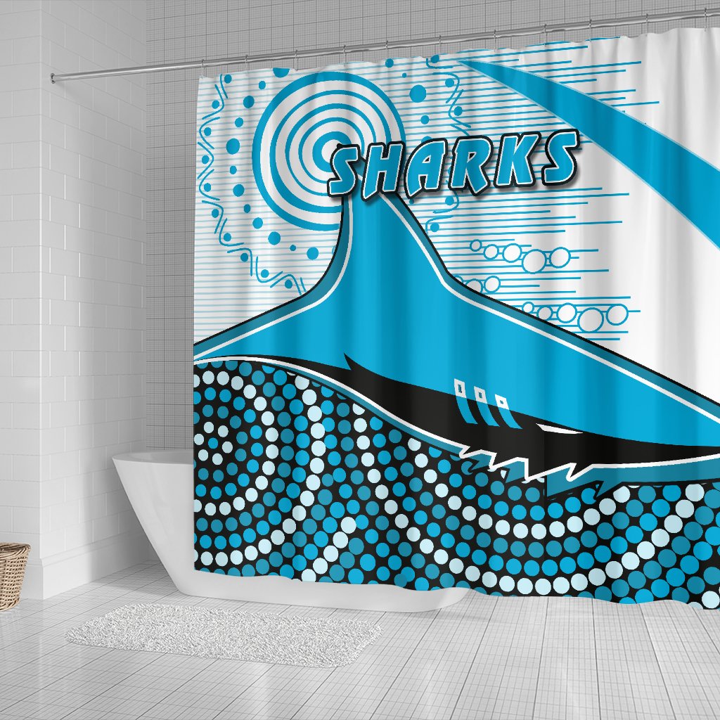 sharks-shower-curtain-cronulla-indigenous-unique