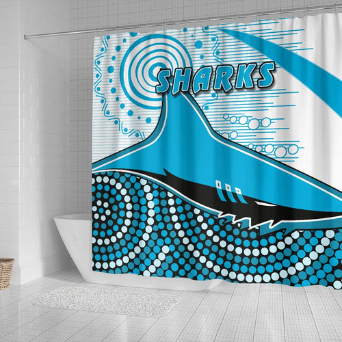 sharks-shower-curtain-cronulla-indigenous-unique