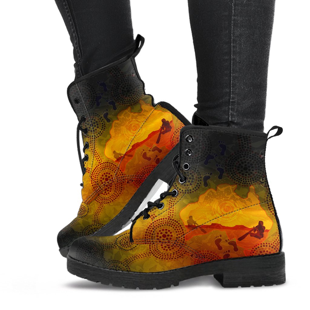 aboriginal-leather-boots-australian-map-with-indigenous-color