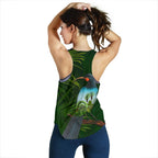 Huia Bird New Zealand Women'S Racerback Tank - Vibe Hoodie