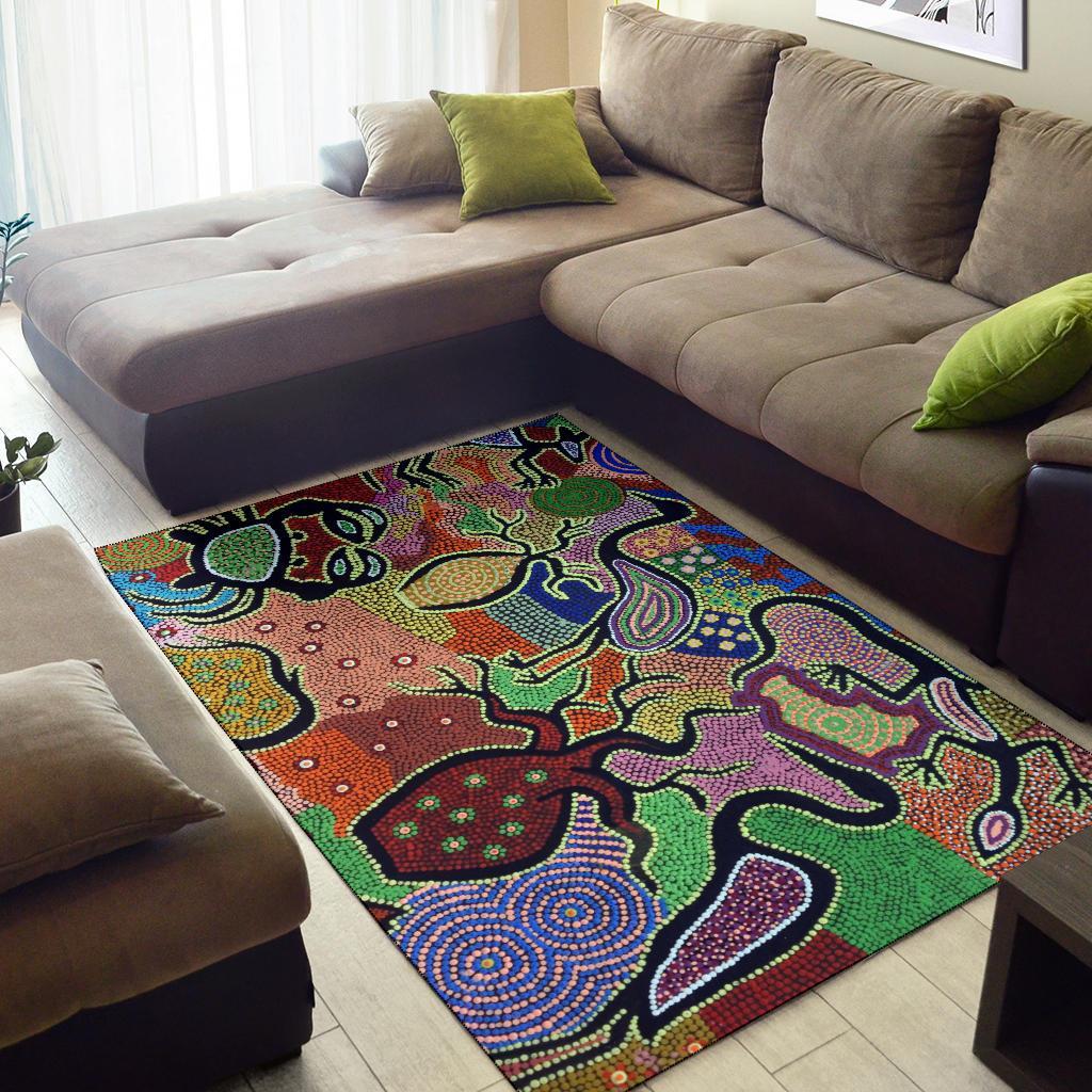 area-rug-aboriginal-dot-art-painting-with-australia-animal