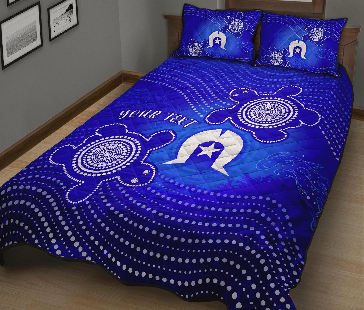 custom-torres-strait-islanders-quilt-bed-sets-torres-symbol-with-indigenous-turtle