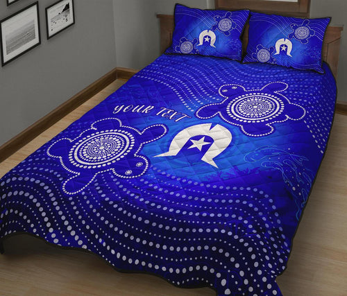 custom-torres-strait-islanders-quilt-bed-sets-torres-symbol-with-indigenous-turtle