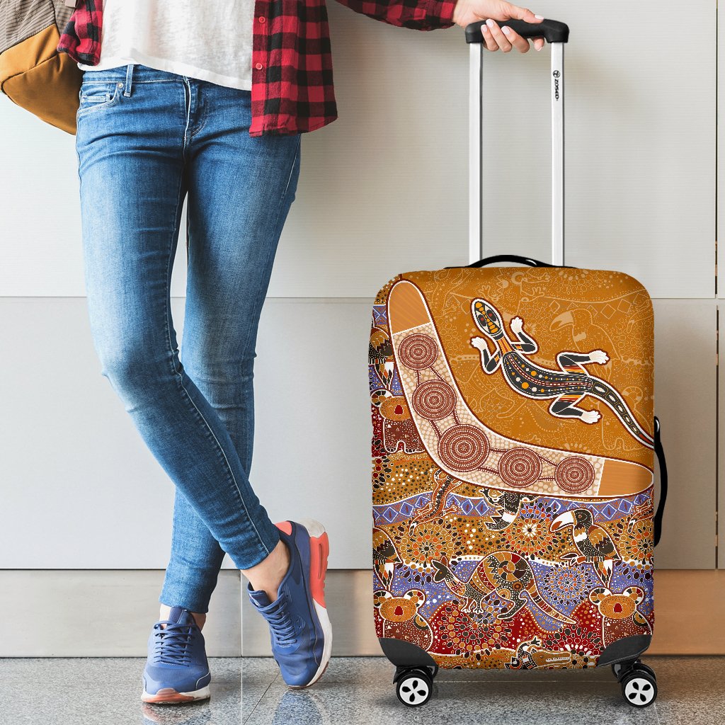luggage-cover-aboriginal-patterns-suitcase-boomerang-lizard