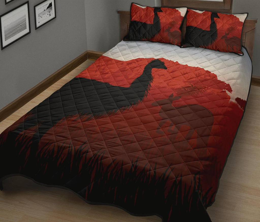 quilt-bed-set-australian-nature-with-emu-and-kangaroo