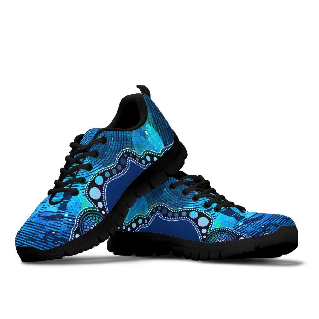 aboriginal-sneakers-australia-indigenous-flag-circle-dot-painting-art-blue