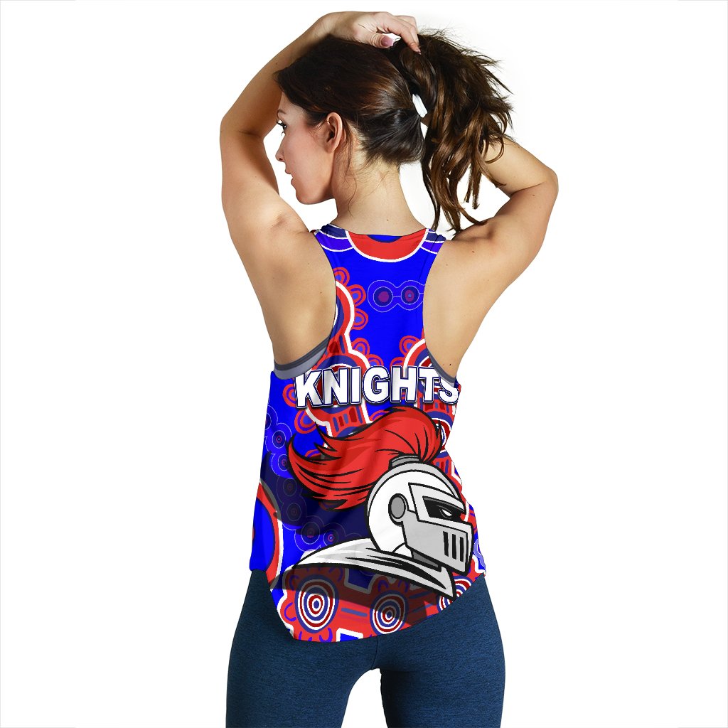 Newcastle Knights Women Racerback Tank Indigenous - Vibe Hoodie