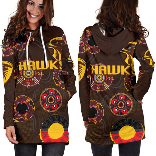 hawthorn-womens-hoodie-dress-hawks-indigenous-brown