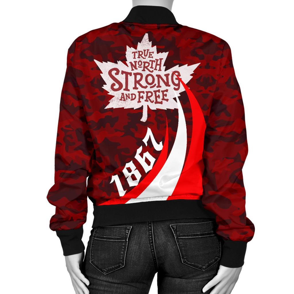 canada-true-north-strong-and-free-womens-bomber-jacket