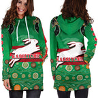 rabbitohs-women-hoodie-dress-indigenous-green